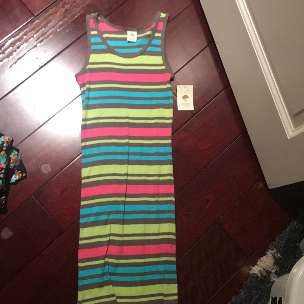 Knit straight cut fitted dress